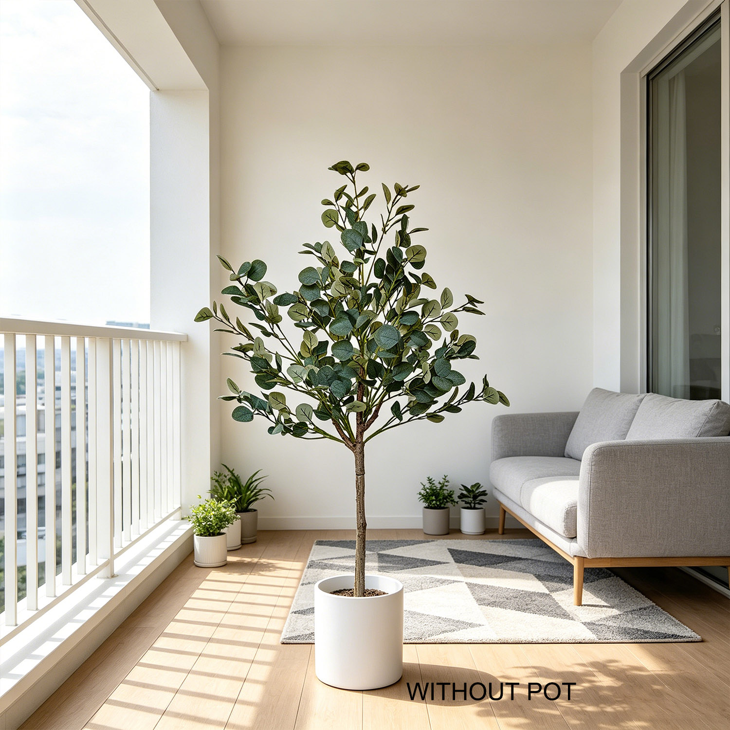Dracaena Marginata - Pianta Artificiale di Eucalipto da 140